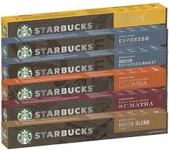 1 waycap capsule + 1 manual dispenser + 250g of our specifically selected coffee blend and grind. Starbucks Discovery Pack 60 Capsules For Nespresso