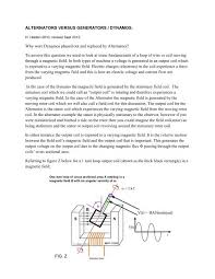 Coils and slots • the number of turns and cross section are specific to each frame size, slot combination or design, and voltage. Alternators Versus Dynamos Mr Worldphaco Net