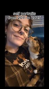 These aren't even all of them 🫠, ., It's wild to see how my art style (and  my whole self!!!) has changed in 14 years 🤯 literally insane , .,  #selfportrait #timelapse #artstyle #growingup #childhood ...