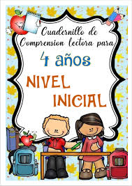 Gracias a los genios de por traerno. Cuaderno De Comprension Lectora 4 Anos Inicial 1 Imagenes Educativas