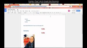 Create share link using google photos on the web. Creating A Copy Link For Google Drive Documents Youtube