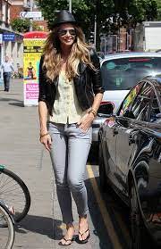 More Pics Of Elle Macpherson Leather Jacket Elle Macpherson Girl Fashion Skinny Jeans
