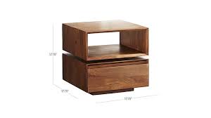 Spin Rotating Side Table Reviews Cb2 Side Tables Bedroom Side Table Side Table Design