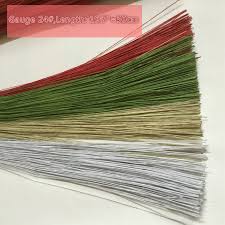 Flowers by wire in sugar land, reviews by real people. 2000pcs Lot 24 Gauge Floral Stem Wire 19 7 In Green White Brown Florist Wire For Diy Nylon Flower Accessory Express Shipping Wire Pen Wire Book Binding Machinestem Wire Aliexpress