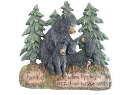 Check out our bear home decor selection for the very best in unique or custom, handmade pieces from our wall décor shops. Rustic Home Decor Kitchen Signs Black Bear Decor Family Wall Plaque Made From Polyresin Black Bear Wall Decorations Family Signs For Home Decor Family Where Life Begins And Love Never