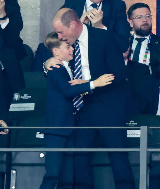 Prince William and Prince George Share Sweet Father-Son Hug