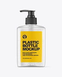 Download Frosted Plastic Bottle With Pump Mockup In Bottle Mockups On Yellow Images Object Mockups PSD Mockup Templates
