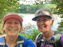 Hiking at Island Ford Park