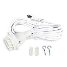 15 Feet Long White Ceiling Pendant Lamp Cord Set Walmart Com Walmart Com