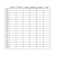 43 effective hourly schedule templates excel ms word templatelab