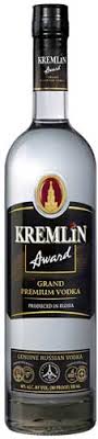 Kremlin Award Grand Premium Vodka Kremlin Award Vodka Is Made In Russia From A Base Of Grain We Would Hazard A Guess That Wheat Is Vodka Premium Vodka Liquor