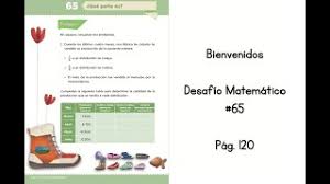 Libro desafíos matemáticos sexto grado contestado. Desafio Matematico 65 Cuarto Grado De Primaria Youtube