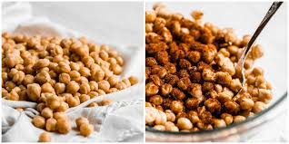 Chickpeas can help with diabetes management as they don't cause surges in blood sugar. Roasted Chickpeas Oven Baked Perfection Lil Luna
