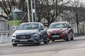 Mpvs Are Still Cool Mercedes B 200 D Vs Bmw 218d Active Tourer Van Test Mercedesblog