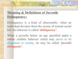Juvenile Delinquency