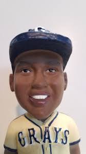 JOSH GIBSON BOBBLEHEAD Negro League Baseball Museum HOMESTEAD GRAYS 2002  rare