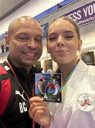 BKF International Open 2024 Rajdeep Kalsi 7-9yrs -25kg 🥉 Amourai Warner  12-13yrs +45kg🥈 Jesse Wyman U21 -68kg 🥈 Denisa Gramaticu U21 -50kg🥇  Adela Giurma-Handley -48kg Junior🥇 Millie Dawson -59kg Junior🥉 Jacob  Cutler -