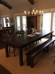 Custom Built For This Home And Open Concept Dining Space The James James Farmhouse Dinin Rustic Dining Room Table Decor Rustic Dining Room Table Rustic Dining