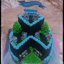 Terbuat dari cake yang dipahat, no styrofoam. Kue Ultah Doraemon Kue Ultah Banjarmasin Shopee Indonesia