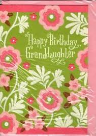 Celebrate each year of someone's life with a customized diy card. Pink Flowers Free Spirit Happy Birthday Granddaughter Hallmark Greeting Card Ebay