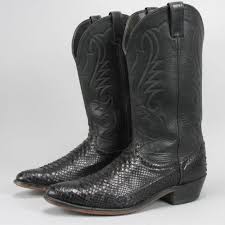 Black And White Snakeskin Cowboy Boots Men S Laredo Black Python Genuine Snakeskin Western Cowboy Boots 11 D Boots Western Cowboy Boots Cowboy Boots