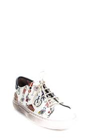 Details About Pepe Toddler Unisex Circo Vitello Bianco Lace Up Sneakers Leather Size Eur 28