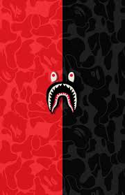 Bape Red And Black Two Side Wallpaper 4k Sejarah Seni Wallpaper Iphone Seni Grafis
