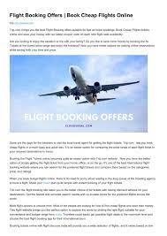 Book air tickets online to your favourite destination in india. Flight Hotel Packages International Flights From India By Cloudsdeal Issuu