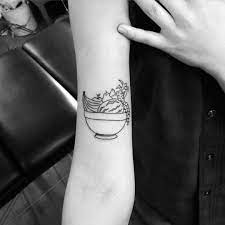 A List Of 21 Cute Minimalist Tattoos Fruit Tattoo Tattoos Hand Tattoos
