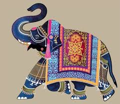 Getthelook Super Cute Mehendi Table Decor In Under Rs 2000 Indian Art Paintings Elephant Art Elephant Illustration