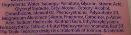 Johnson And Johnson Baby Lotion