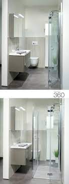 wegklappbare dusche fur schmale schlauchbader moglich durch das 360 twin scharnier der artweger 360 duschenser falttur dusche wc mit dusche badezimmer klein