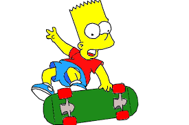 Bart simpson segurando o skate, bart simpson homer simpson lisa simpson marge simpson maggie simpson, bart simpson, desenho animado, personagem fictício, veículo png. Bart Simpson Desenho De Paulistano Gartic