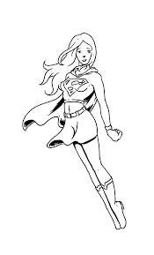 Printable Supergirl Coloring Pages For Kids Superhero Coloring Superhero Coloring Pages Coloring Pages For Kids