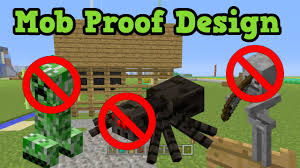 Spider are an aggressive mob in minecraft. Minecraft Xbox 360 Ps3 Mob Proof Wall House Build Guide Youtube