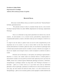 Utilizați această scrisoare de recomandare ca punct de pornire pentru a crea o referință relevantă, strălucitoare. Doc Model Scrisoare De Intentie Melisa Alina Condruz Academia Edu