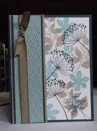 This creative handmade card uses household tissue paper. Summer Silhouettes Cards Handmade Embossed Cards Greeting Cards Handmade