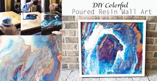 See more ideas about resin wall art, resin art, geode art. Diy Colorful Poured Resin Wall Art Resin Crafts