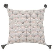 Housse De Coussin En Coton Motifs Graphiques 40x40 Annaba Housse De Coussin Housses Coussin