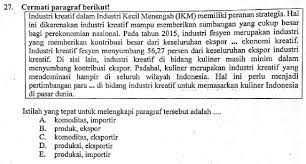 Setahu saya dia biasa kalimat yang tepat untuk melengkapi dialog tersebut adalah …. Contoh Soal Un Melengkapi Paragraf Rumpang Dengan Istilah Yang Tepat Zuhri Indonesia