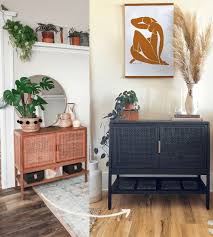 Easy Target Furniture Update Spray Painted Cane Cabinet Xoxojackie In 2021 Target Furniture Furniture Furniture Update