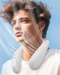 Amazon.com: Agihoss Neck Air Conditioner Fans That Blow Cold Air Cooling  Device Wearable Fan, 5200mAh Battery Operated Rechargeable Personal Fan,  3+3 Speeds Perfect for Women Men : Home & Kitchen