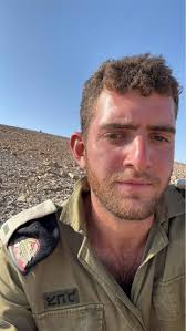 Released hostage soldier Matan Angrest, who served in a tank in the 7th  Armored Brigade's 77th Battalion