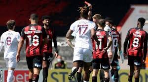 All information about brentford (championship) current squad with market values transfers rumours player stats fixtures news. Bournemouth 0 1 Brentford Bryan Mbeumo Comes Off Bench To Hit Winner For 10 Man Bees Bbc Sport