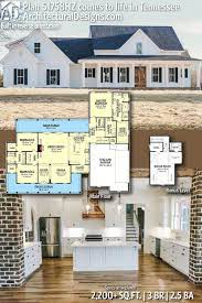 Plan 51758hz Three Bed Farmhouse With Optional Bonus Room New House Plans Dream House Plans House Plans Farmhouse