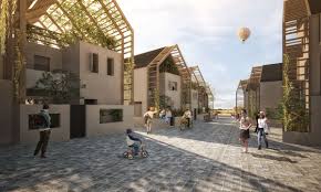 Http Www Djuric Tardio Com 2015 05 Quartier Campagnard Eco Durable A Targon Gironde Architecte Maison Bois Amenagement Urbain