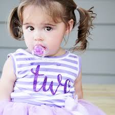 Vestido de segundo cumpleaños con brillo púrpura y tutú púrpura para niñas  o niños pequeños Sofía el primer segundo cumpleaños