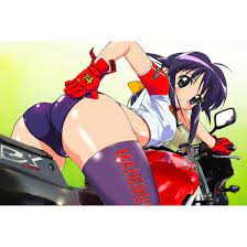 From nami and nico robin to ezra scarlet and rias gremory, this list ranks gorgeous anime girls against each other to truly determine who deserves the title of the #1 hot anime girl. Yamaha Cute Hot Anime Girl Motorcycle Bike Motorbike Poster Sole Poster