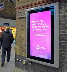 Ovo Energy S Digital Out Of Home Campaign Encourages Consumers To Switch Energy Providers Screenmedia Daily Digital Signage Energy Providers Digital