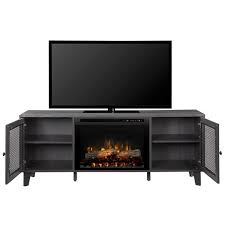 Sparkling with intensity in a full spectrum of rgb colors, the prism flame. Dimplex Dean 65 In Tv Media Console Electric Fireplace Wrought Iron Finish Gds26l8 1909wi Rona